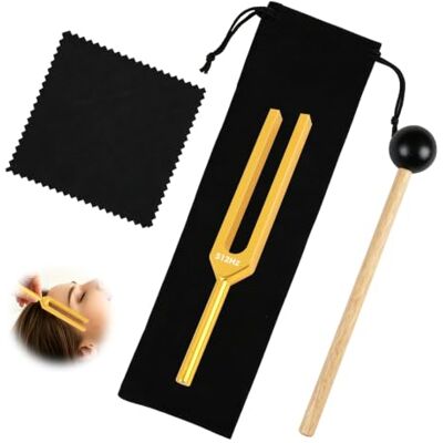 EceoThsy Capa de 512 Hz para reparação de ADN e terapia sonora, instrumento musical de cura com martelo de silicone, saco de armazenamento e pano de limpeza, ideal para equilíbrio de chakras EceoThsy Capa de 512 Hz para reparação de ADN e terapia sonora, instrumento musical de cura com martelo de silicone, saco de armazenamento e pano de limpeza, ideal para equilíbrio de chakras