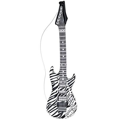 W WIDMANN MILANO Party Fashion Guitarra insuflável, comprimento aprox. 105 cm, instrumento, guitarra de ar, festa temática, carnaval W WIDMANN MILANO Party Fashion Guitarra insuflável, comprimento aprox. 105 cm, instrumento, guitarra de ar, festa temática, carnaval