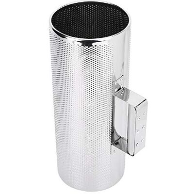 Bnineteenteam Instrumento guia de metal, percussão Guiro de aço inoxidável com raspador 5 x 12,8 cm Guiro Bnineteenteam Instrumento guia de metal, percussão Guiro de aço inoxidável com raspador 5 x 12,8 cm Guiro