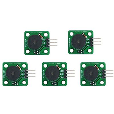DollaTek 5 unidades módulo ativo Buzzer da nova versão para Arduino DollaTek 5 unidades módulo ativo Buzzer da nova versão para Arduino