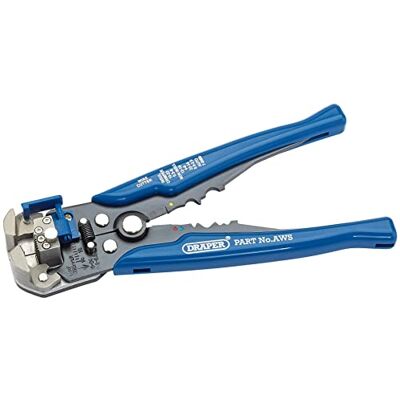 Draper Crimpadora e descascador de cabos automáticos 2 em 1, cor azul Draper Crimpadora e descascador de cabos automáticos 2 em 1, cor azul