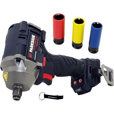 HEADNMORE ® Parkside Performance PPDSSA 20 Chave de fenda de percussão com bateria 20 V 600 Nm 1,26 kg + porta-chaves HEADNMORE ® Parkside Performance PPDSSA 20 Chave de fenda de percussão com bateria 20 V 600 Nm 1,26 kg + porta-chaves