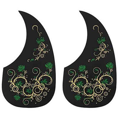 Dilwe Folk Guitar Pick Guard, peças de substituição auto-adesivas Pick Guard para 40" 41" Folk Guitar Dilwe Folk Guitar Pick Guard, peças de substituição auto-adesivas Pick Guard para 40" 41" Folk Guitar
