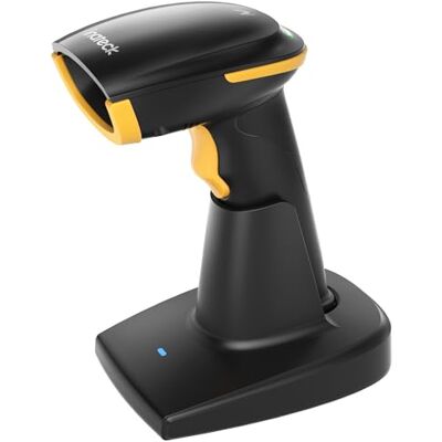Inateck Leitor de código de barras sem fio, base de carregamento, BCST-36 1D 2D QR, Bluetooth 2.4G USB, 2600 mAh, base de carregamento, APP AI SDK, 3 modos de digitalização, compatível com Windows Inateck Leitor de código de barras sem fio, base de carregamento, BCST-36 1D 2D QR, Bluetooth 2.4G USB, 2600 mAh, base de carregamento, APP AI SDK, 3 modos de digitalização, compatível com Windows