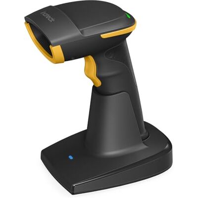 Inateck Leitor de código de barras sem fio, Bluetooth 5.0, base inteligente 2,4 Ghz, digitalização no ecrã, BCST-54 (preto) Inateck Leitor de código de barras sem fio, Bluetooth 5.0, base inteligente 2,4 Ghz, digitalização no ecrã, BCST-54 (preto)