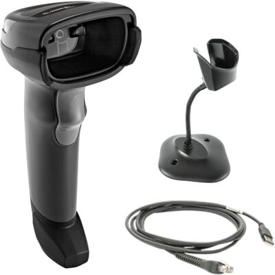 Zebra Technologies DS2208-SR Kit USB com suporte imagens de código de barras 1D/2D pré-configurado e pronto a usar adequado para transporte, comércio retalhista e indústrias Zebra Technologies DS2208-SR Kit USB com suporte imagens de código de barras 1D/2D pré-configurado e pronto a usar adequado para transporte, comércio retalhista e indústrias