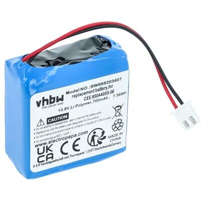 vhbw Bateria recarregável compatível com CCE 1700 Neo, 1800 Neo, 1900 Neo, CEE10, CEE20 testador de notas (700 mAh, 10,8 V, Li-Ion) 2258 para comprobador de billetes (700 mAh, 10,8 V, Li-Ion) vhbw Bateria recarregável compatível com CCE 1700 Neo, 1800 Neo, 1900 Neo, CEE10, CEE20 testador de notas (700 mAh, 10,8 V, Li-Ion) 2258 para comprobador de billetes (700 mAh, 10,8 V, Li-Ion)