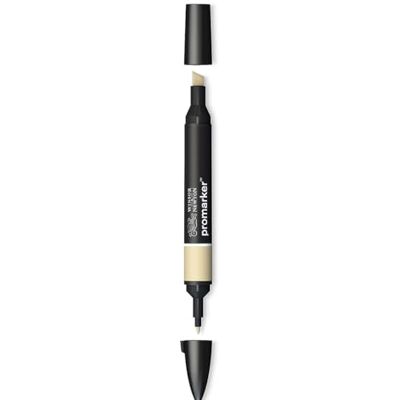 Winsor & Newton ProMarker Marcador bege (O928) Ponta dupla de cinzel larga para traços largos e sombreamento, ponta fina para maior precisão, tinta à base de álcool Winsor & Newton ProMarker Marcador bege (O928) Ponta dupla de cinzel larga para traços largos e sombreamento, ponta fina para maior precisão, tinta à base de álcool