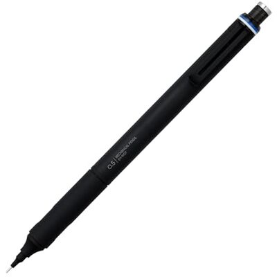 Tombow MONO Graph Fine Suportes (espessura do traço 0,5 mm, HB, borracha integrada, recarregável, cabo de metal suave ao toque), cor preta Tombow MONO Graph Fine Suportes (espessura do traço 0,5 mm, HB, borracha integrada, recarregável, cabo de metal suave ao toque), cor preta