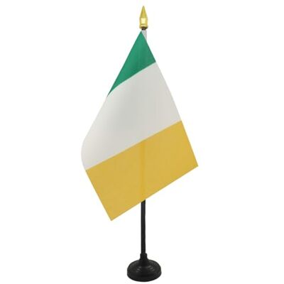 AZ FLAG Bandeira de mesa da Irlanda 15 x 10 cm bandeira de despacho irlandesa 10 x 15 cm ponta dourada AZ FLAG Bandeira de mesa da Irlanda 15 x 10 cm bandeira de despacho irlandesa 10 x 15 cm ponta dourada