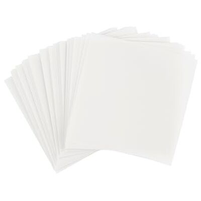 Ideen mit Herz Papel transparente, 100 folhas, quadrado, 110 g/m², papel dobrável ideal para trabalhos manuais com estrelas, papel transparente (branco, 10 x 10 cm) Ideen mit Herz Papel transparente, 100 folhas, quadrado, 110 g/m², papel dobrável ideal para trabalhos manuais com estrelas, papel transparente (branco, 10 x 10 cm)