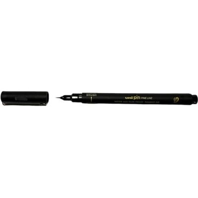 Uni-Ball Conjunto de marcadores técnicos, PIN Brush extra fino, preto Uni-Ball Conjunto de marcadores técnicos, PIN Brush extra fino, preto