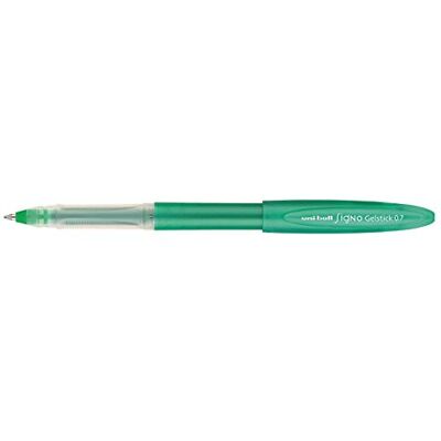 Uni-Ball UM170 Caneta de tinta de gel (12 unidades, 0,7 mm), cor verde Uni-Ball UM170 Caneta de tinta de gel (12 unidades, 0,7 mm), cor verde