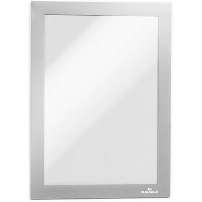 Durable Moldura informativa Duraframe (A5, autocolante com fecho magnético) 10 peças, prata Durable Moldura informativa Duraframe (A5, autocolante com fecho magnético) 10 peças, prata