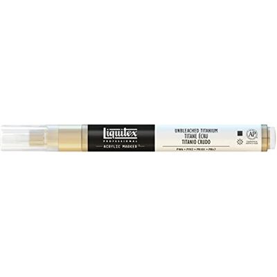 Marcador de tinta de titânio na cor cru - Ponta fina Liquitex Marcador de tinta de titânio na cor cru - Ponta fina Liquitex