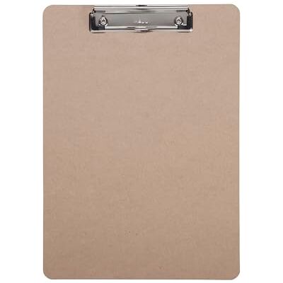 MAUL Porta-papéis A4 basic castanho madeira com pinça metálica Suporte firme para notas, formato vertical prático, fácil de pendurar, superfície lisa para escrever MAUL Porta-papéis A4 basic castanho madeira com pinça metálica Suporte firme para notas, formato vertical prático, fácil de pendurar, superfície lisa para escrever