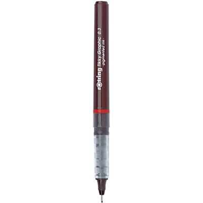 Rotring () Tikky Graphic caneta de ponta fina, 0,3 mm, tinta preta Rotring () Tikky Graphic caneta de ponta fina, 0,3 mm, tinta preta
