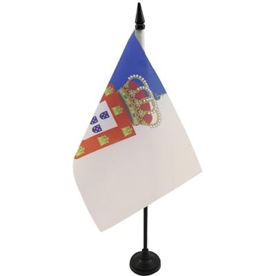 AZ FLAG Bandeira de mesa do Reino de Portugal 1139-1910 21 x 14 cm bandeira de despacho português real 14 x 21 cm AZ FLAG Bandeira de mesa do Reino de Portugal 1139-1910 21 x 14 cm bandeira de despacho português real 14 x 21 cm