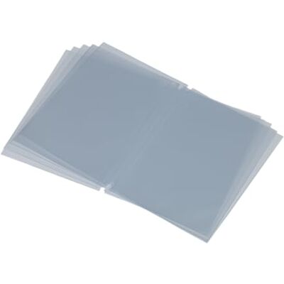 SECURIT Inserções com capas transparentes duplas A4 para porta-menus, carta de vinhos para café, bar, restaurante pacote de 10 SECURIT Inserções com capas transparentes duplas A4 para porta-menus, carta de vinhos para café, bar, restaurante pacote de 10