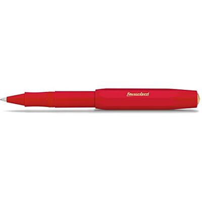 Kaweco Classic Sport Bol?Gráfico de gel com mina de 0,7 mm para canhotos e destros, design cl?sico com bola de cer?mica, 13,5 cm (vermelho) Kaweco Classic Sport Bol?Gráfico de gel com mina de 0,7 mm para canhotos e destros, design cl?sico com bola de cer?mica, 13,5 cm (vermelho)