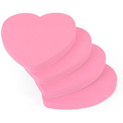 Evergreen Goods Ltd Evergreen Goods 400 notas adesivas em forma de coração rosa pastel 76 x 76 mm, Post-it coração removíveis, 4 blocos de 100 folhas, presente dia dos namorados, aniversário, escritório, escola e casa Evergreen Goods Ltd Evergreen Goods 400 notas adesivas em forma de coração rosa pastel 76 x 76 mm, Post-it coração removíveis, 4 blocos de 100 folhas, presente dia dos namorados, aniversário, escritório, escola e casa