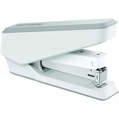 Fellowes Agrafador LX850 EasyPress™, de carga total, com proteção Microban, capacidade para 25 folhas, compatível com grampos de 24/6 mm e 26/6 mm, branco Fellowes Agrafador LX850 EasyPress™, de carga total, com proteção Microban, capacidade para 25 folhas, compatível com grampos de 24/6 mm e 26/6 mm, branco