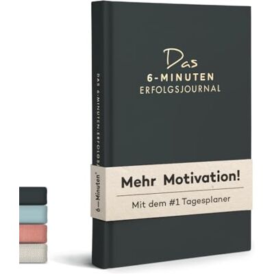 UrBestSelf O diário de sucesso de 6 minutos em alemão Alcance objetivos focados e serenos Daily planner for more auto-refletion and success, A5, planeador undated (alemão) UrBestSelf O diário de sucesso de 6 minutos em alemão Alcance objetivos focados e serenos Daily planner for more auto-refletion and success, A5, planeador undated (alemão)