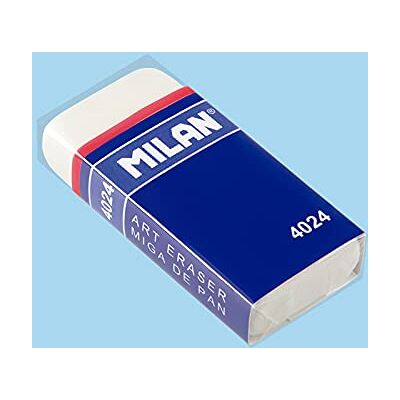 MILAN Borrachas, brancas, pequenas, 10 () MILAN Borrachas, brancas, pequenas, 10 ()