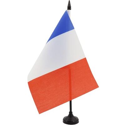 AZ FLAG Bandeira de mesa da França, 21 x 14 cm, bandeira de despacho francesa 14 x 21 cm AZ FLAG Bandeira de mesa da França, 21 x 14 cm, bandeira de despacho francesa 14 x 21 cm