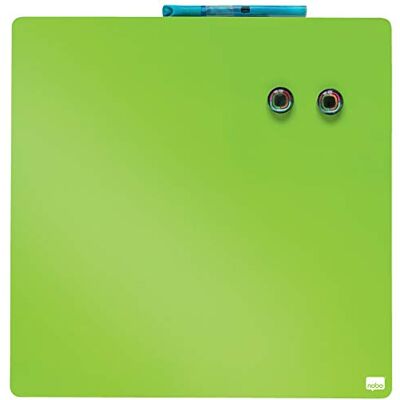 Nobo Quadro Magnético Pequeno de Cor, Sem Moldura, Apagável a Seco, Fácil de Limpar, Adequado para Uso na Parede, Casa e Escritório, 360 x 360 mm, Verde, Nobo Quadro Magnético Pequeno de Cor, Sem Moldura, Apagável a Seco, Fácil de Limpar, Adequado para Uso na Parede, Casa e Escritório, 360 x 360 mm, Verde,