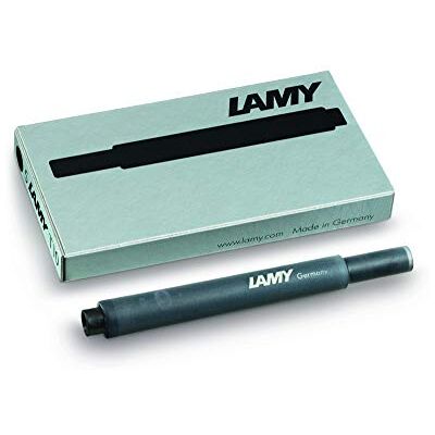 Lamy Conjunto de 20 cartuchos de tinta T10 com grande capacidade de tinta, adequados para todos os modelos de canetas-tinteiro . Conteúdo: 1,25 ml por cartucho. 5 unidades / pacote. Cor da tinta Lamy Conjunto de 20 cartuchos de tinta T10 com grande capacidade de tinta, adequados para todos os modelos de canetas-tinteiro . Conteúdo: 1,25 ml por cartucho. 5 unidades / pacote. Cor da tinta