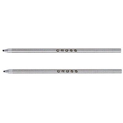 Cross Twinaa Peças sobresselentes de mini esferográfica preta média para canetas Tech3-4 e compactas Cross Twinaa Peças sobresselentes de mini esferográfica preta média para canetas Tech3-4 e compactas