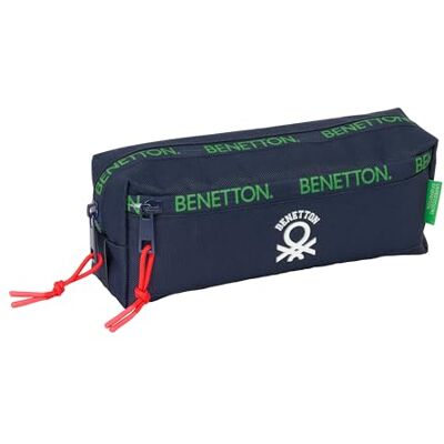Safta BENETTON TOGETHER Porta-todo triplo pequeno, estojo infantil, estojo infantil, ideal para crianças na idade escolar, confortável e versátil, qualidade e resistência, 22 x 6 x 8,5 cm Safta BENETTON TOGETHER Porta-todo triplo pequeno, estojo infantil, estojo infantil, ideal para crianças na idade escolar, confortável e versátil, qualidade e resistência, 22 x 6 x 8,5 cm