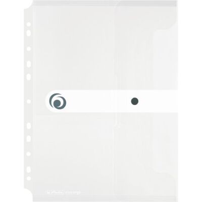 herlitz Lote de pastas porta-documentos (6 unidades, A4), transparente herlitz Lote de pastas porta-documentos (6 unidades, A4), transparente