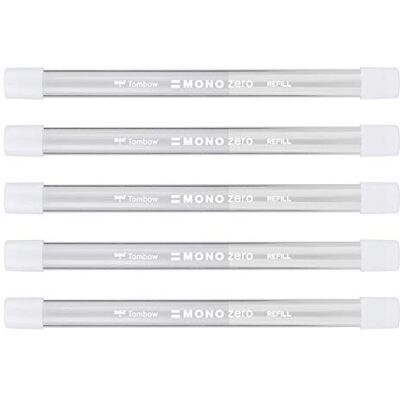 Tombow Recarga para borracha de apagar de precisão Mono Zero ponta redonda, diâmetro 2,3 mm (10 unidades) Tombow Recarga para borracha de apagar de precisão Mono Zero ponta redonda, diâmetro 2,3 mm (10 unidades)