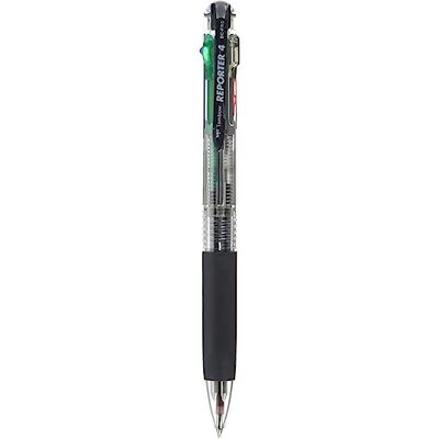 Tombow Reporter 4 caneta esferográfica com 4 minas, transparente; Relatório 4 Tombow Reporter 4 caneta esferográfica com 4 minas, transparente; Relatório 4