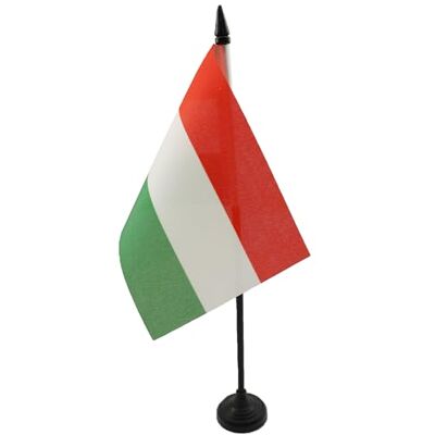 AZ FLAG BANDEIRA de MESA da HUNGRIA 15x10cm BANDEIRINHA de ESCRITÓRIO HÚNGARA 10 x 15 cm AZ FLAG BANDEIRA de MESA da HUNGRIA 15x10cm BANDEIRINHA de ESCRITÓRIO HÚNGARA 10 x 15 cm