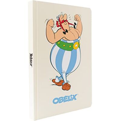 Grupo Erik Caderno A5 linhas Asterix e Obelix Journaling notebook A5 bloco de notas A5 cadernos capa dura com marca-páginas, 180 Perna Grupo Erik Caderno A5 linhas Asterix e Obelix Journaling notebook A5 bloco de notas A5 cadernos capa dura com marca-páginas, 180 Perna