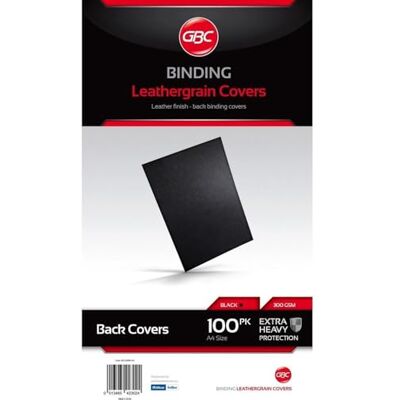 GBC Capa de encadernação Antelope símile pele 250 grs DIN A4 (pack 100) cor preta GBC Capa de encadernação Antelope símile pele 250 grs DIN A4 (pack 100) cor preta