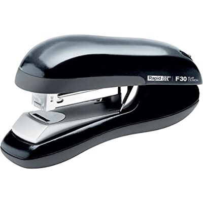 Rapid Agrafador com tecnologia Flat Clinch modelo F30 preto Rapid Agrafador com tecnologia Flat Clinch modelo F30 preto