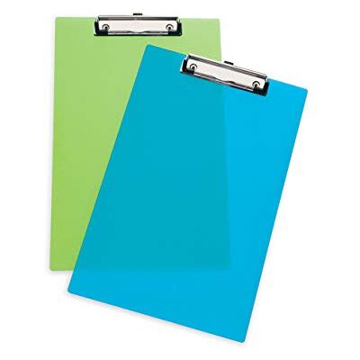 Rapesco Porta-papéis transparente esmerilado, A4+, embalagem de 1 em verde, azul ou branco Rapesco Porta-papéis transparente esmerilado, A4+, embalagem de 1 em verde, azul ou branco
