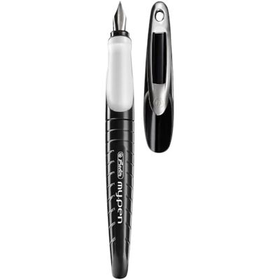 herlitz my.pen L-Nib Pena preto/branco herlitz my.pen L-Nib Pena preto/branco