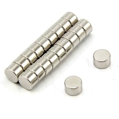 FIRST4MAGNETS N42 Magnet de neodímio para artes, trabalhos manuais, fabrico de modelos, bricolagem, passatempos, escritório e casa 8 mm de diâmetro x 5 mm de espessura 1,9 kg embalagem de 20 FIRST4MAGNETS N42 Magnet de neodímio para artes, trabalhos manuais, fabrico de modelos, bricolagem, passatempos, escritório e casa 8 mm de diâmetro x 5 mm de espessura 1,9 kg embalagem de 20
