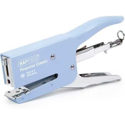 Rapesco agrafador clássico de enaza Porpoise, celeste Rapesco agrafador clássico de enaza Porpoise, celeste
