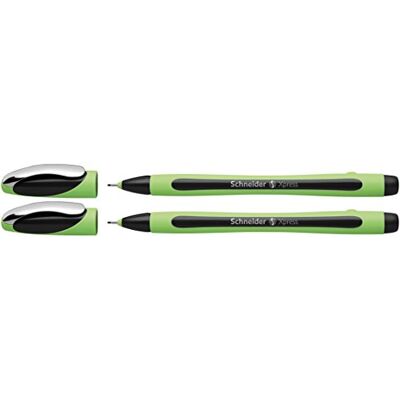 SCHNEIDER Fineliner xpress Marcador de ponta fina (2 unidades, 0,8 mm, tinta preta) SCHNEIDER Fineliner xpress Marcador de ponta fina (2 unidades, 0,8 mm, tinta preta)