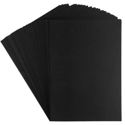 Ideen mit Herz Cartolinas, cartão fotográfico, formato DIN A4, preto, 220 g/m², 100 unidades Ideen mit Herz Cartolinas, cartão fotográfico, formato DIN A4, preto, 220 g/m², 100 unidades