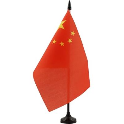 AZ FLAG Bandeira de mesa da China, 21 x 14 cm, bandeira de despacho chinesa, 14 x 21 cm, AZ FLAG Bandeira de mesa da China, 21 x 14 cm, bandeira de despacho chinesa, 14 x 21 cm,