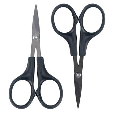 Ideen mit Herz Tesouras para silhuetas de aço inoxidável com revestimento de titânio, extrapontiagudas, 10 cm, ferramenta de corte para casa, casa, artesanato, escritório, ideal para trabalhos finos Ideen mit Herz Tesouras para silhuetas de aço inoxidável com revestimento de titânio, extrapontiagudas, 10 cm, ferramenta de corte para casa, casa, artesanato, escritório, ideal para trabalhos finos