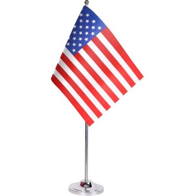 AZ FLAG Bandeira de mesa de luxo dos Estados Unidos 22 x 15 cm em capa bandeira de descarte americana EUA 15 x 22 cm AZ FLAG Bandeira de mesa de luxo dos Estados Unidos 22 x 15 cm em capa bandeira de descarte americana EUA 15 x 22 cm
