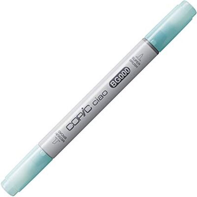 Copic Ciao Marcador gráfico de ponta dupla, azul (Pale Aqua), 1,4 ml Copic Ciao Marcador gráfico de ponta dupla, azul (Pale Aqua), 1,4 ml